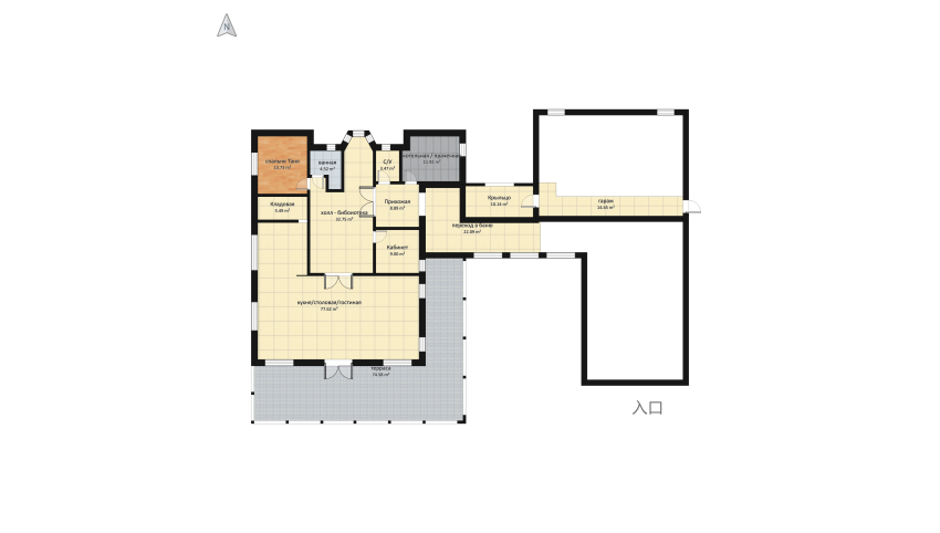 Country house floor plan 657.63