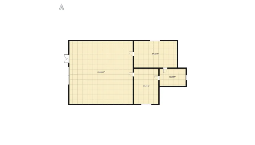 Roommate's home floor plan 207.77