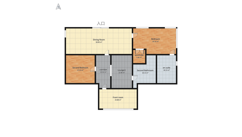 two bedroom bungalow floor plan 248.71
