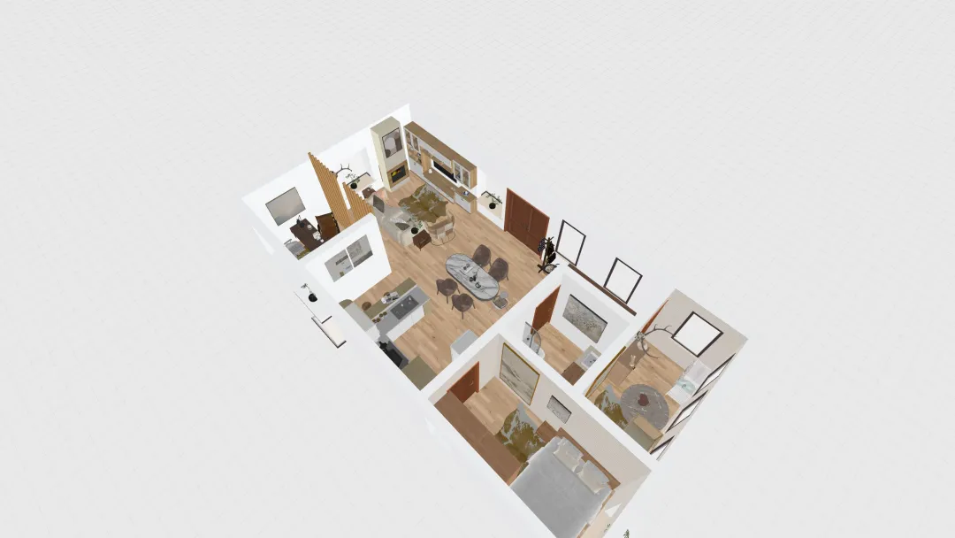 Brown House 3d design renderings