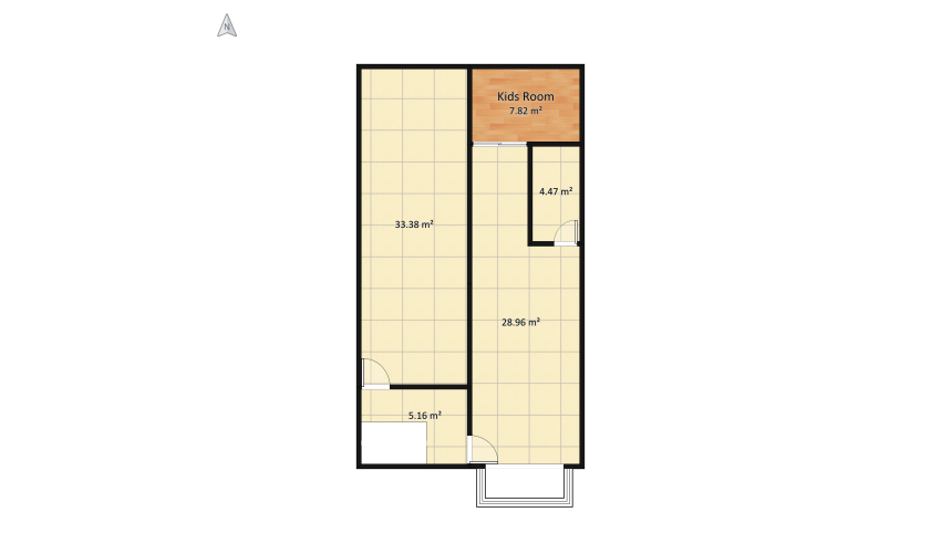 diseño un piso floor plan 267.84
