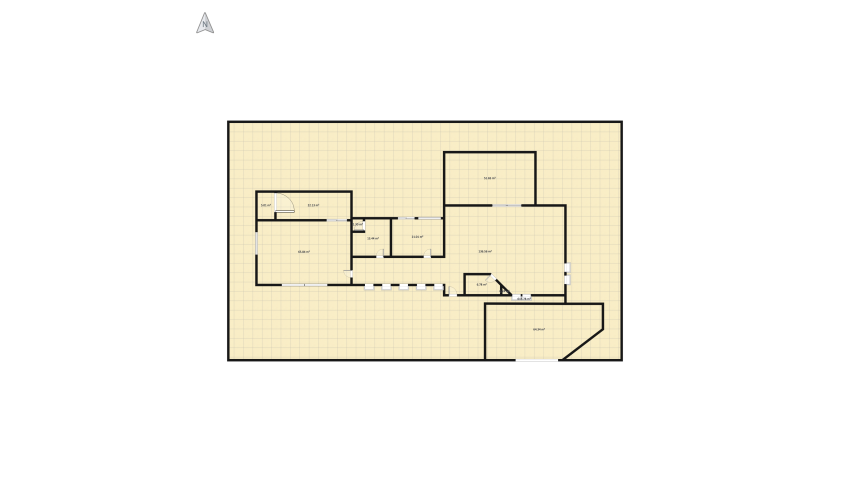 Small Mountain House floor plan 1595.79