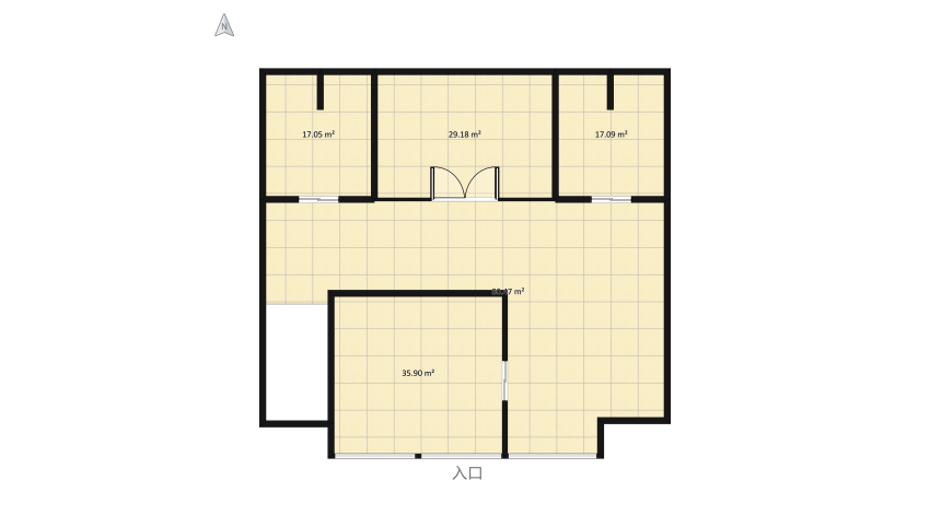 Salon Shop floor plan 399.87