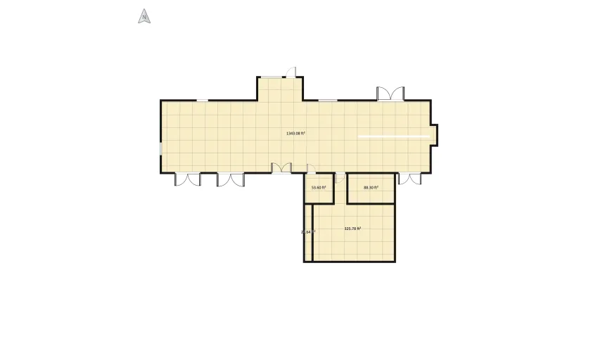 Stover Living/kitchen/dining large island plus bath floor plan 179.4