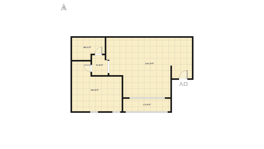 Cactus Apartment floor plan 227.29