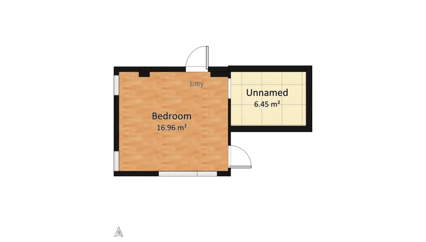 Master bedroom floor plan 23.41