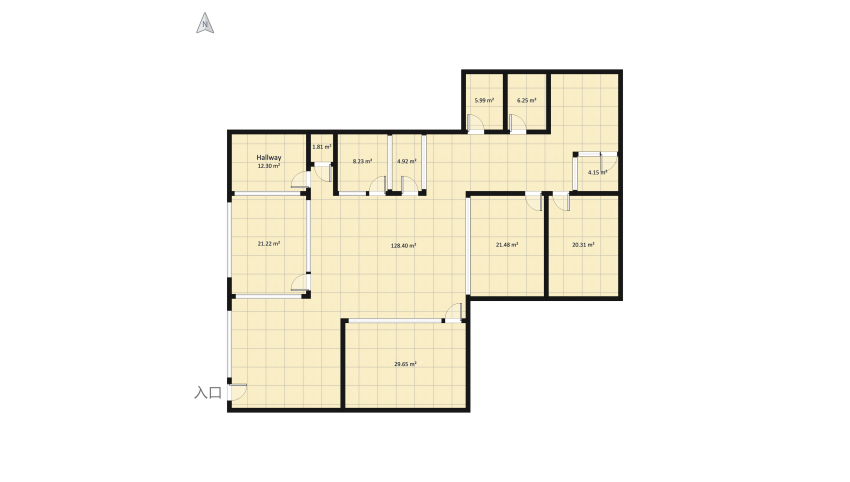 11 Three Bedroom Large Floor Plan floor plan 292.68