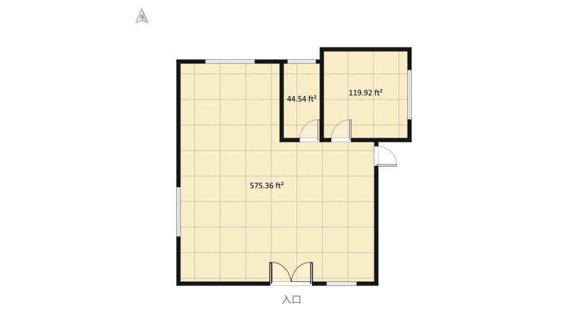 70s apartment floor plan 125.52