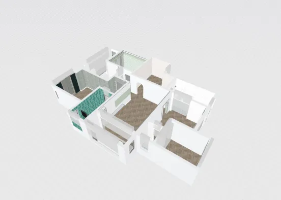 # 12 Four Bedroom Large Floor Plan Визуализация дизайна