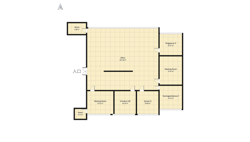 5 Б floor plan 357.69