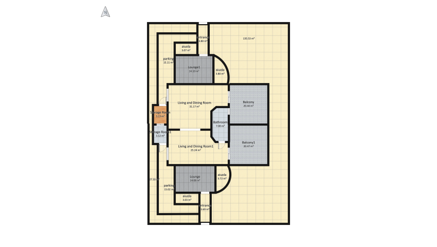 INTERA VILLA ROSSELLI FORTE floor plan 601.29