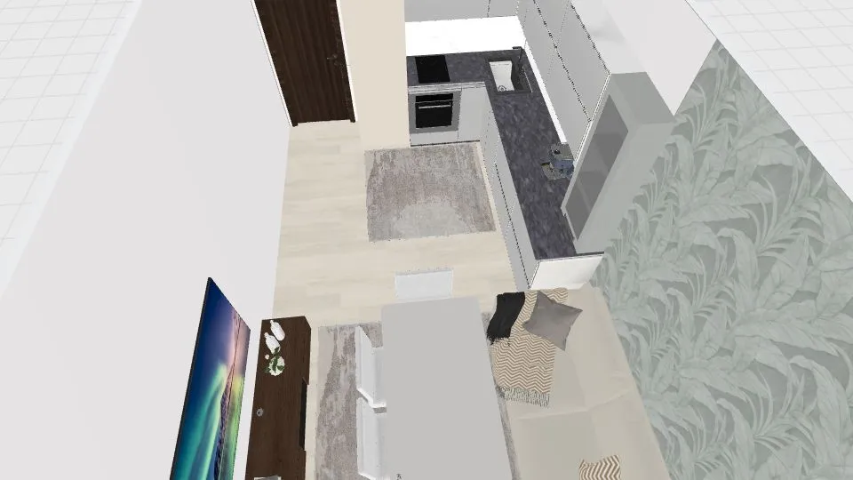 Галя кухня 3d design renderings