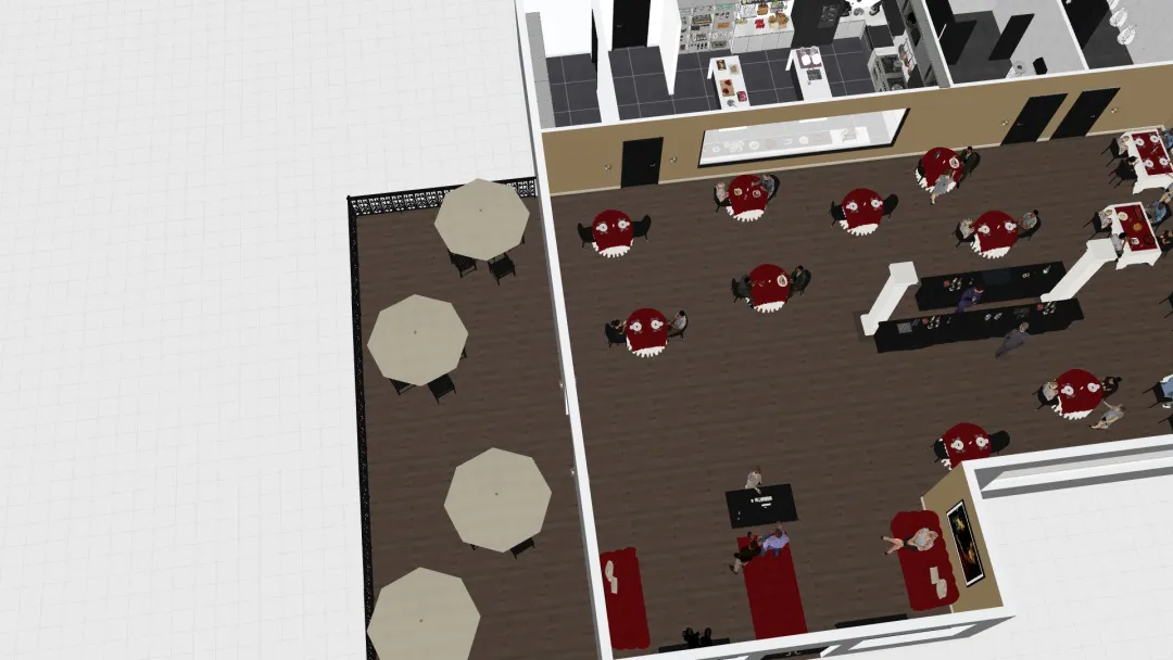 Restaurant RST_copy 3d design renderings