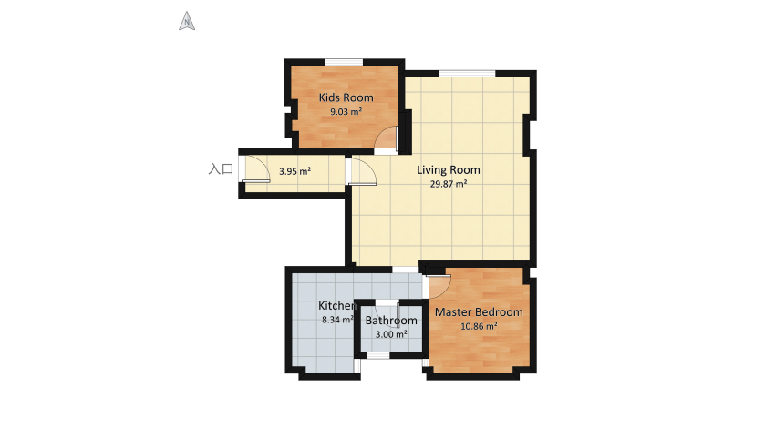 HOME floor plan 65.08