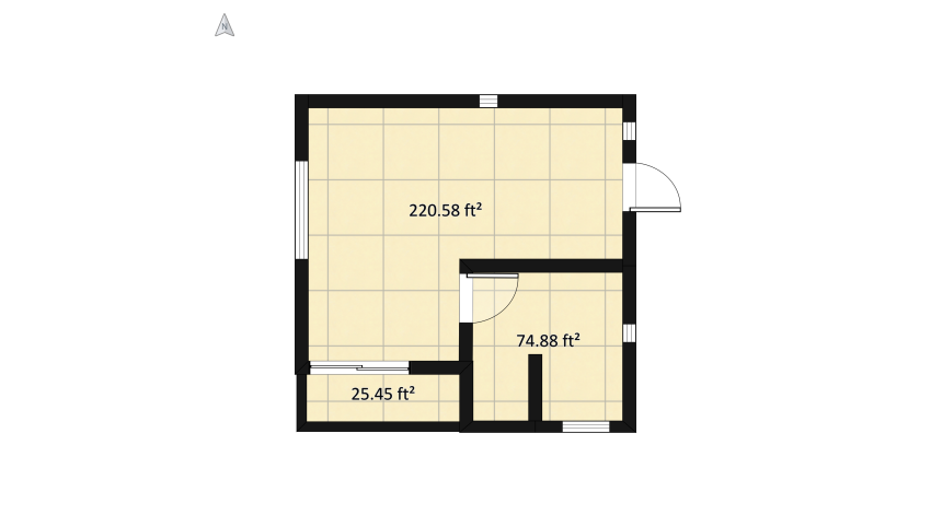 DISEÑO floor plan 58.72