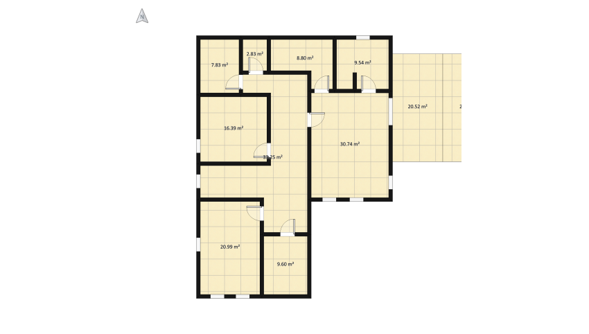 dům_copy floor plan 1441.09