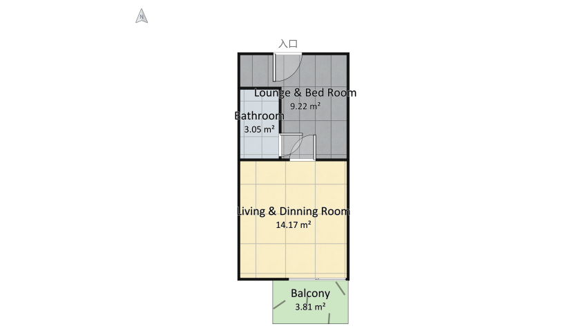 La Mongie Appartment Design floor plan 31.98