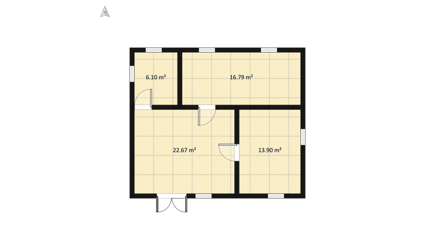 Tiny house floor plan 67.12