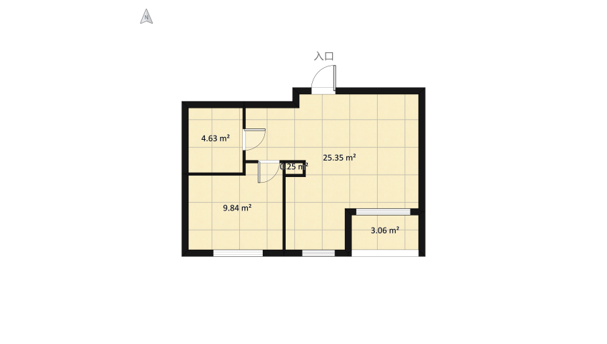 szafa of Dorota mieszkanie floor plan 49.48