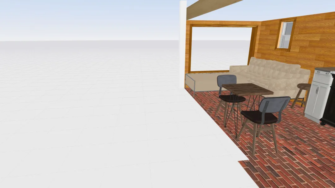 Guest Cottage v5- mulch 3d design renderings