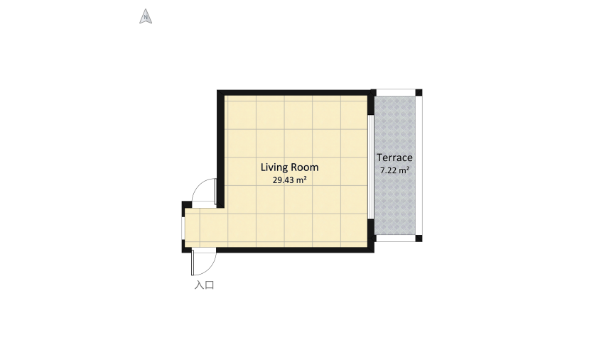 Green apartment floor plan 40.78