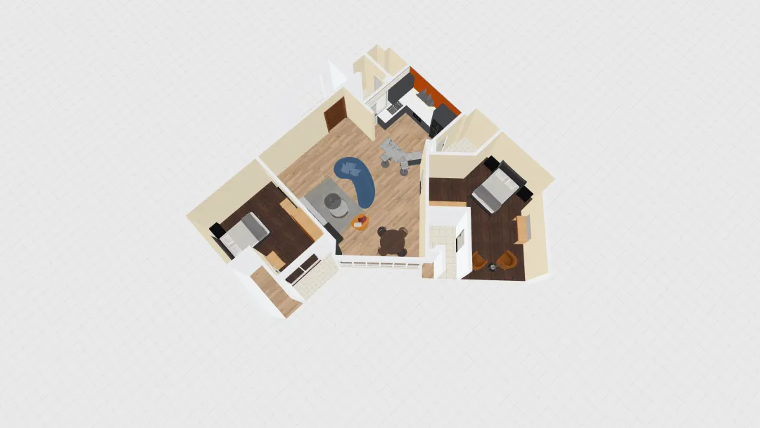 Sample Furniture Layout 3d design renderings