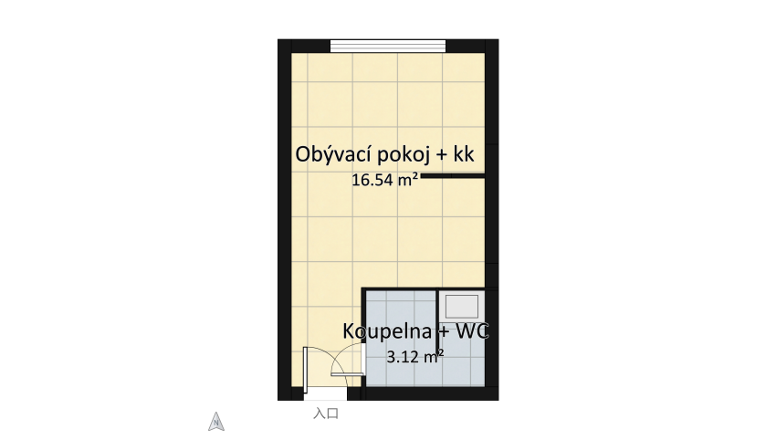 Byt Rakovník, Molinovi floor plan 19.67