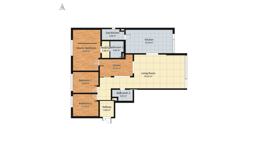 Hampton Court - Ceiling floor plan 178.23