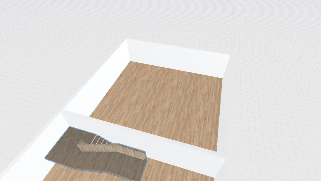 Apartment floor - 2B 3d design renderings