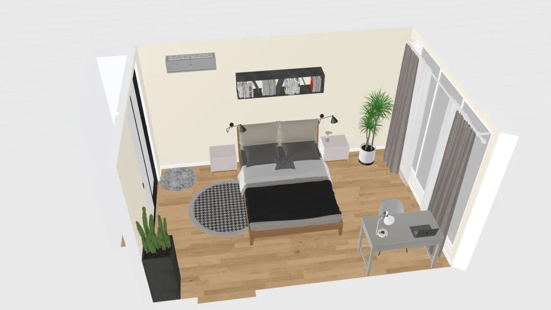 Спальня Алены 3d design renderings