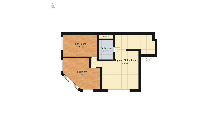 #Residential-Modern apartments for families floor plan 117.16