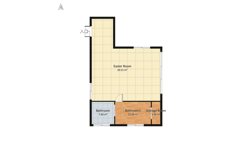 #EasterDayContest - Easer house floor plan 92.72
