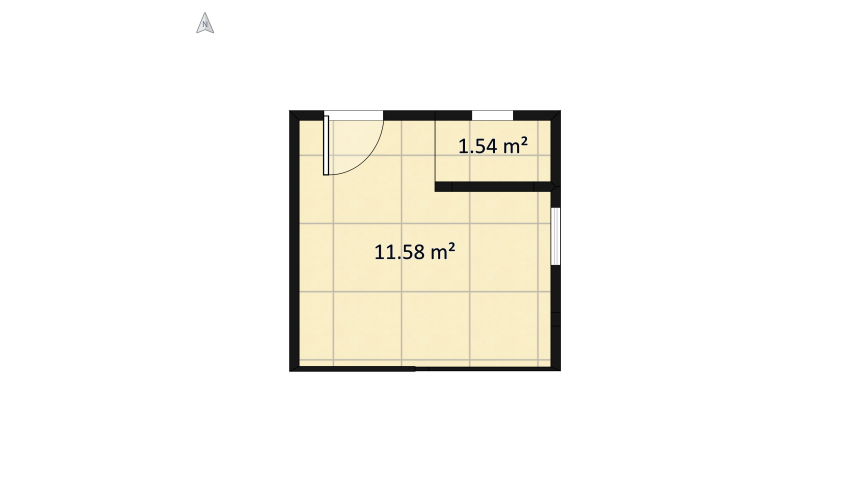 bagno mansarda floor plan 14.25