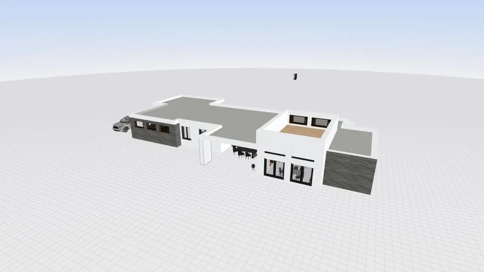 2houses-без отделки 3d design renderings