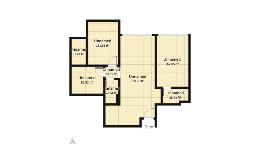 Amilia & Nelson's House floor plan 77.53