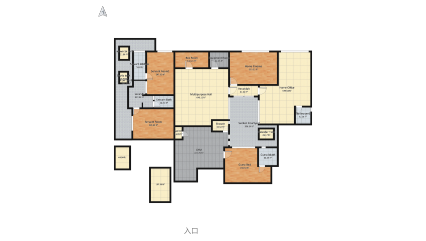 Gen Jabbar Residence DHA floor plan 4237.5