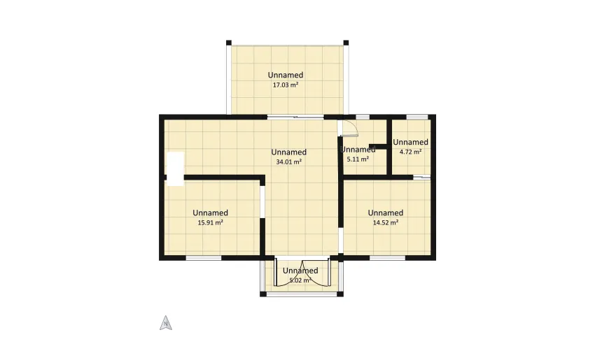 5 Wabi Sabi Empty Room floor plan 170