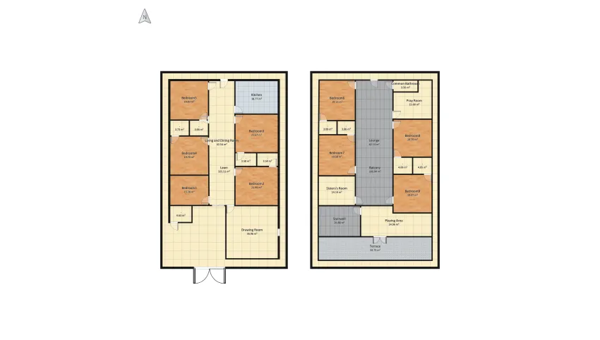 My New House Developing floor plan 1188.11