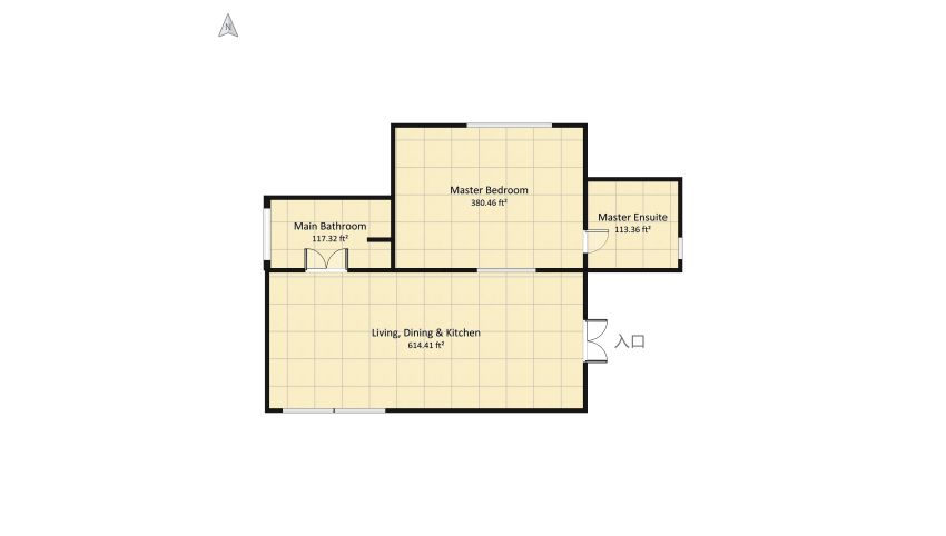 apartment floor plan 120.6