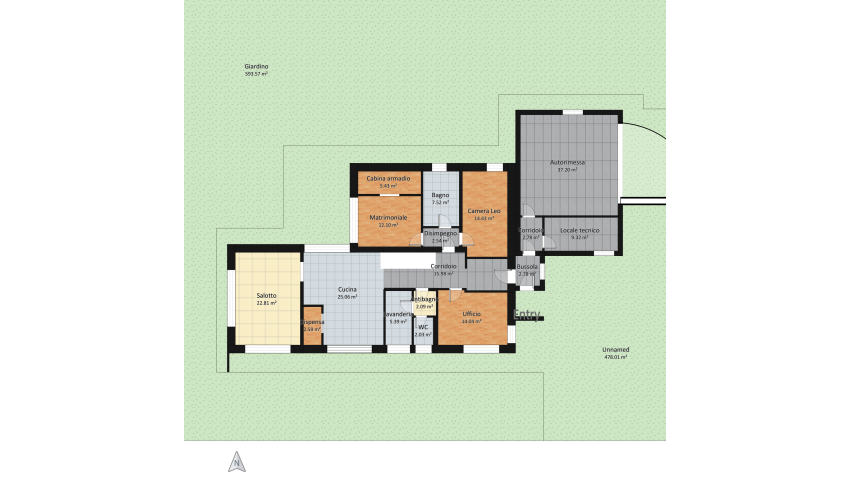 Casa Muscoline floor plan 1319.45