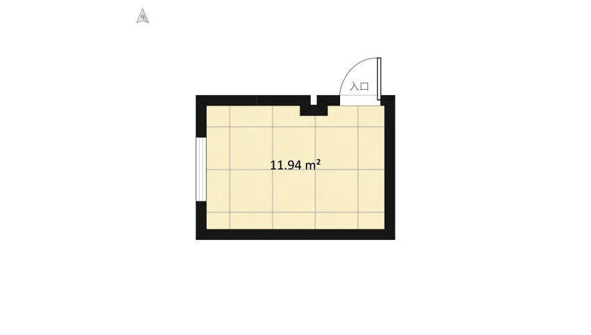 Airy Bedroom floor plan 13.76