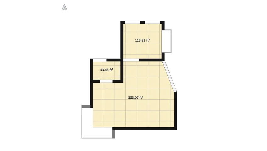 Copy of Bedroom Ensuite Bathroom. floor plan 237.29