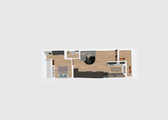 16*47 House  Layout Design Rendering