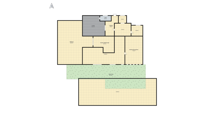 Rustic Urban Family Home floor plan 1210.82
