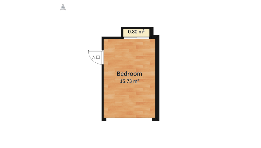 Комната для Алены floor plan 18.28