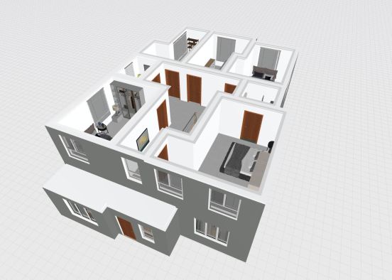 2 story house .4 Design Rendering