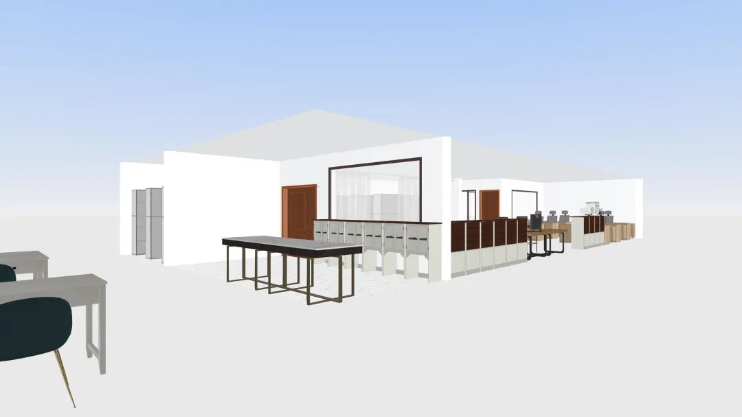 Office-1 3d design renderings
