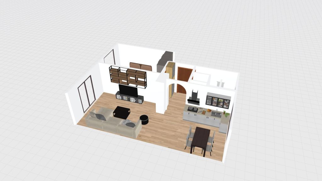 Byt 2+1, WC 3d design renderings