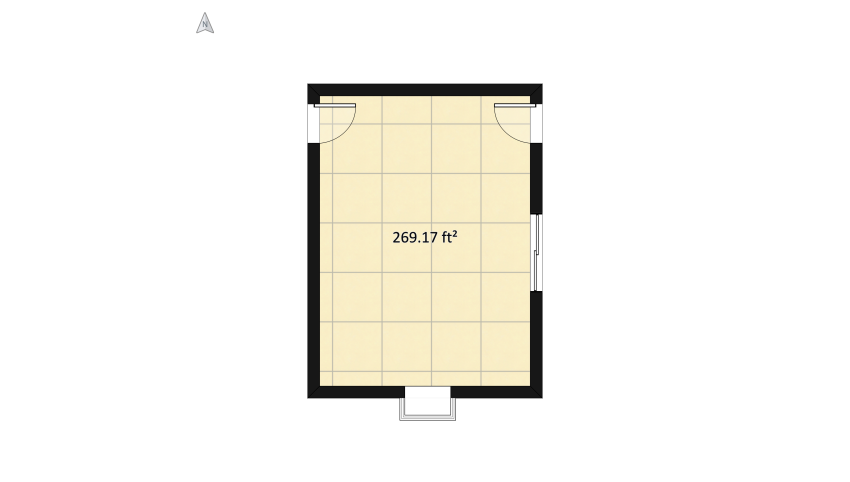 Mock Tudor Kitchen floor plan 27.5