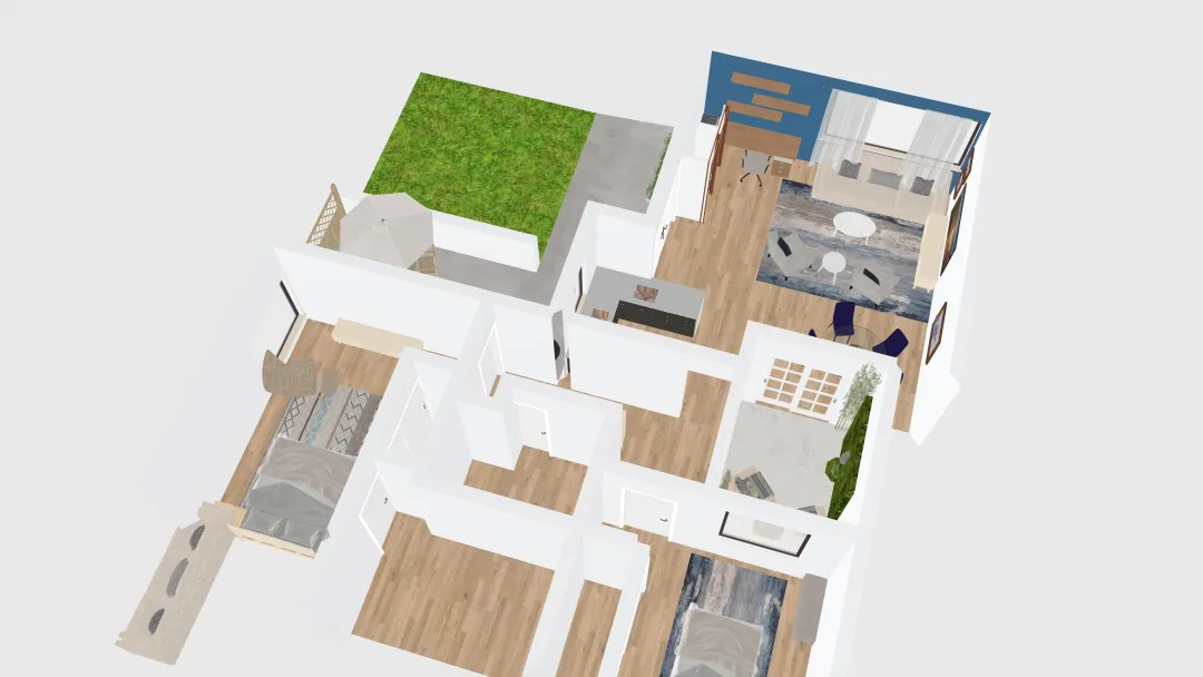 41 CA LG B & J Residence Shelf Igo 3d design renderings